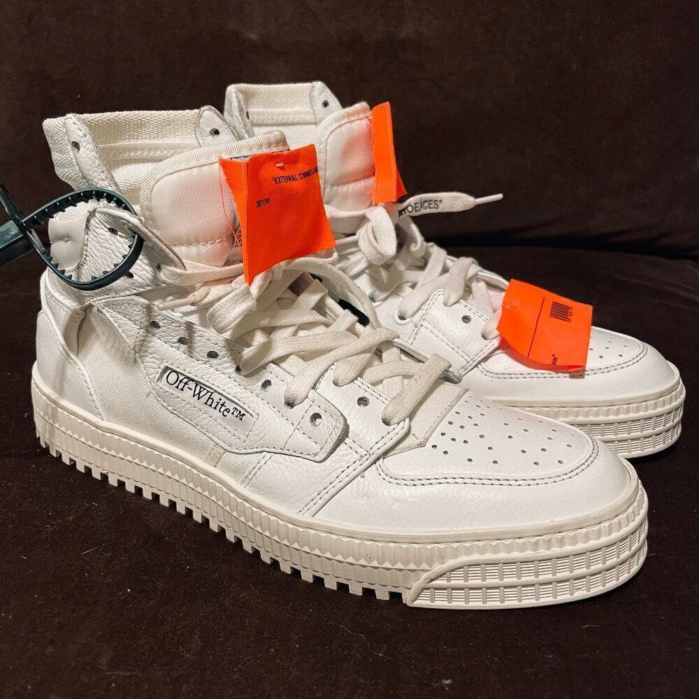 Size 9 Women’s/7.5 Men’s Off-White Off-Court 3.0 High White Virgil Abloh 39 EUR